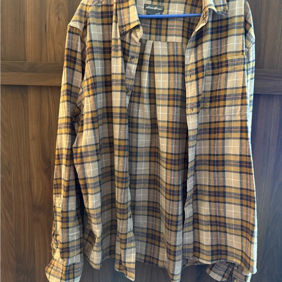 Eddie Bauer Multicolor Plaid Shirt - Picture 5 of 8